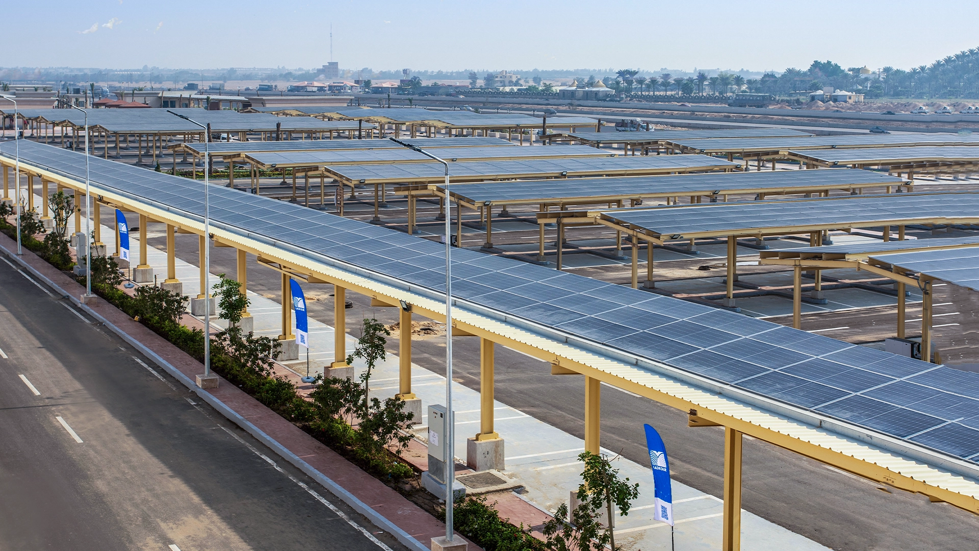 Badr Facility 3MW Solar Power Plant Car Shades1