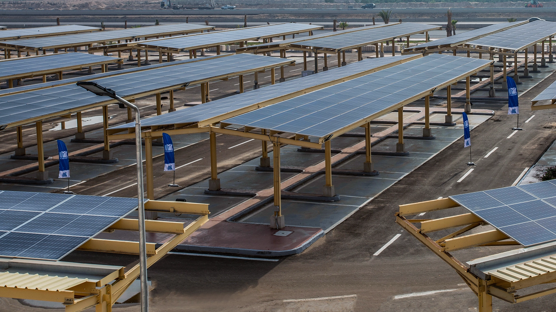 Badr Facility 3MW Solar Power Plant Car Shades3