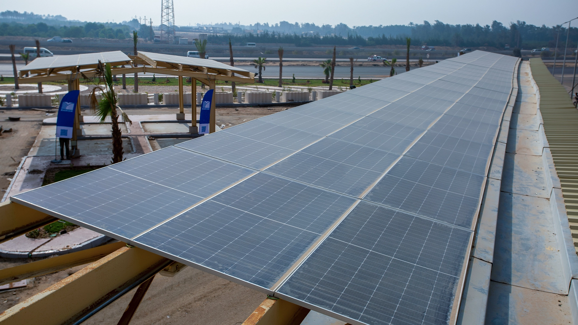 Badr Facility 3MW Solar Power Plant Car Shades5